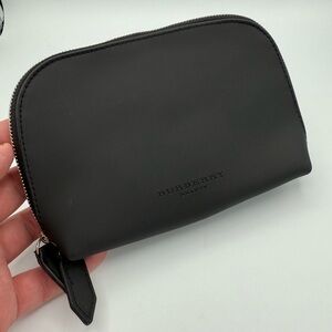 Burberry Beauty Black PVC‎ Cosmetic Bag